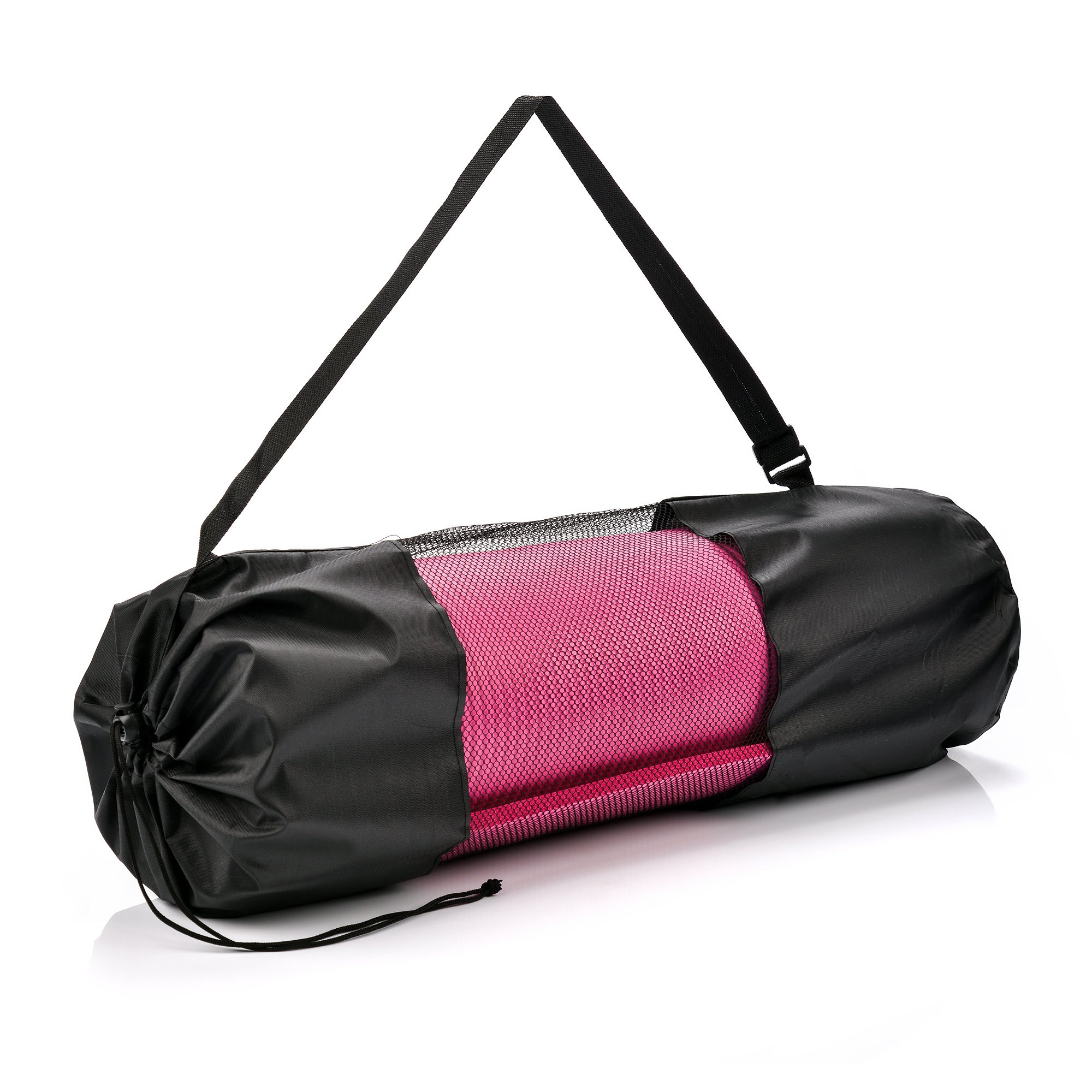 Generic Portable Multicolor Canvas Yoga Mat Bag For Women Gymtas Gym Black  @ Best Price Online