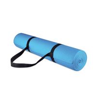 Load image into Gallery viewer, YOGA MATS FOR PILATES GYM EXERCISE CARRY STRAP 6MM THICK LARGE COMFORTABLE PVC