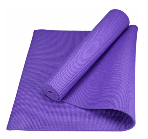 Spencer Non Slip Yoga Mat for Women & Men, Extra Thick Fitness Exercise Mat  with Carrying Strap for Yoga Pilates Home Gym Purple