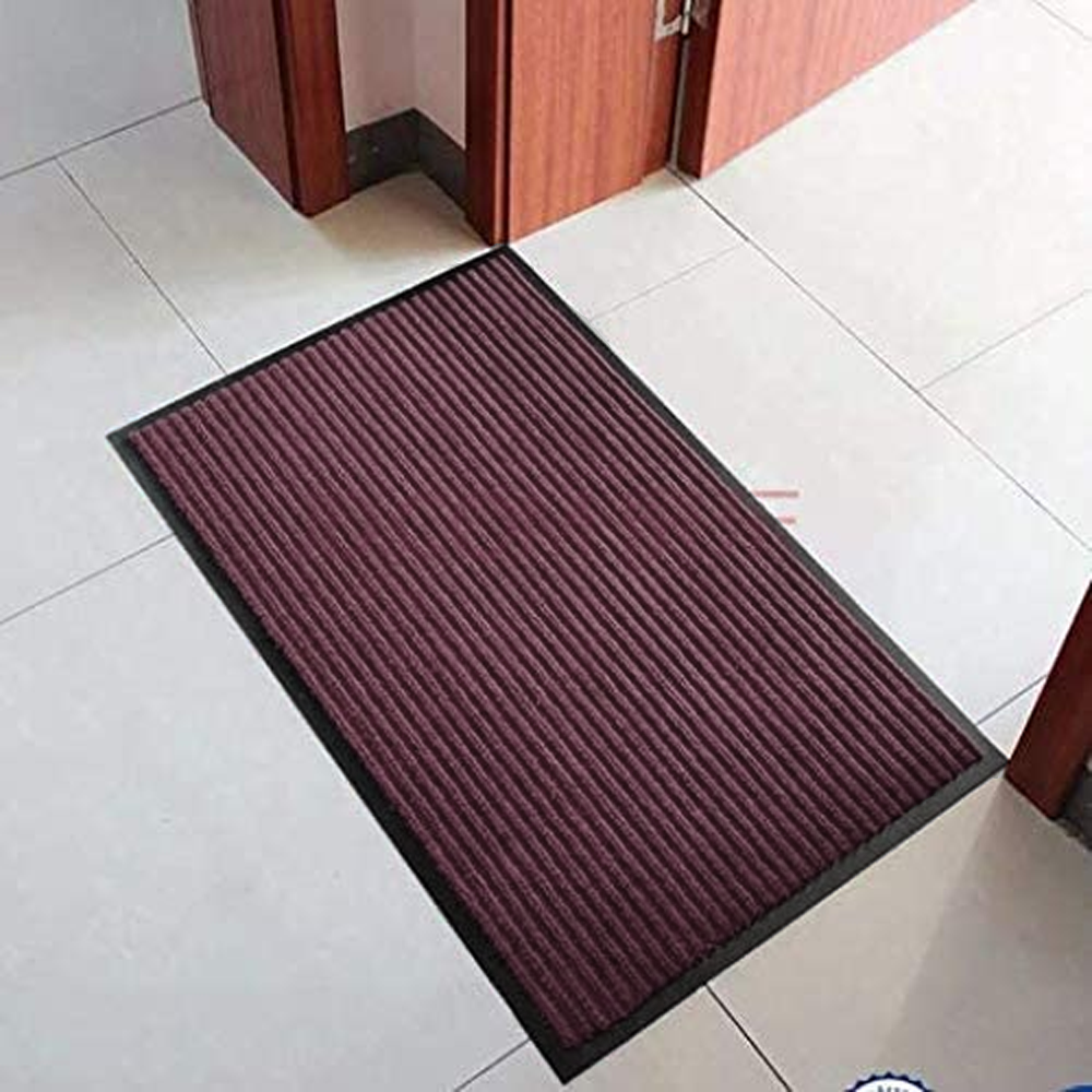 Heavy Duty Rubber Large Door Mat Back Barrier Non Slip Kitchen Hallway  Floor Rug